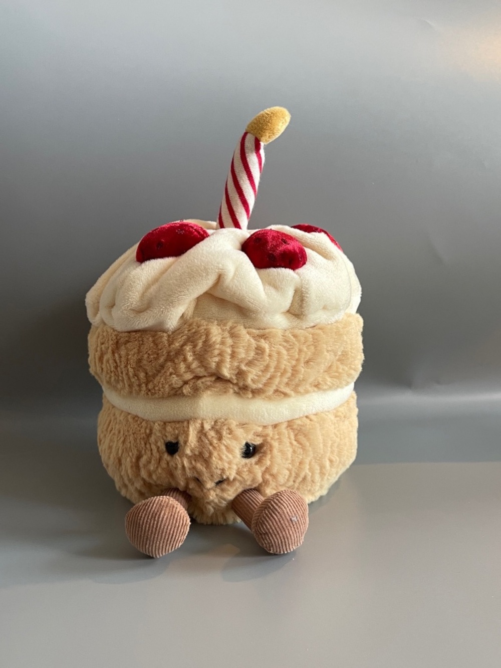 Jellycat Amuseables Cake Plush Doll Toy Strawberry Birthday Cake HTF